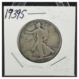1939-s Walking Liberty Silver Half Dollar