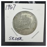 1967 Kennedy Silver Half Dollar 40%