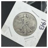 1943 Walking Liberty Silver Half Dollar