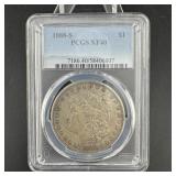 1888-s Morgan Silver Dollar Pcgs Xf40