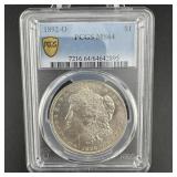 1892-o Morgan Silver Dollar Pcgs Ms64