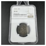 1818 Capped Bust Quarter Ngc Xf45