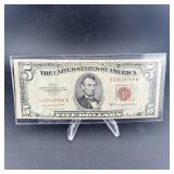1953-A $5 Red Seal United States Note