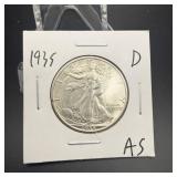 1935-d Walking Liberty Silver Half Dollar