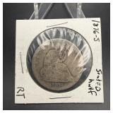 1876-s Seated Liberty Silver Half Dollar