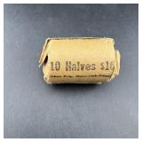 $10 Kennedy Half Dollar Roll, mixed dates