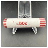 $.50 Penny Roll w/ Tail Wheat Cent Coins Showing