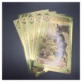 (5x Bid) Florida Goldback 1/2 Gold Note