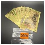 (10x Bid) Florida Goldback 1/2 Gold Note