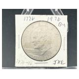 1776-1976 Bicentennial Ike Dollar Bu