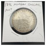 1896 Morgan Dollar  Au+