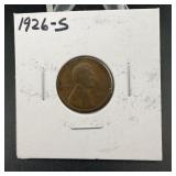 1926-S Lincoln Wheat Cent