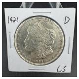 1921-d Morgan Silver Dollar