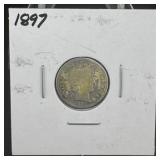 1897 Barber Silver Dime