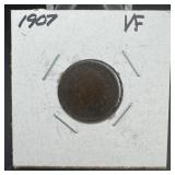1907 Indian Head Cent