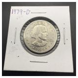 1979-d Susan B. Anthony Dollar