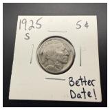 1925-s Buffalo Nickel Better Date