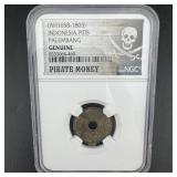 Indonesia Pitis Palembang Pirate Money Ngc Genuine
