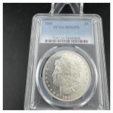 1880 Morgan Silver Dollar Pcgs Ms63pl