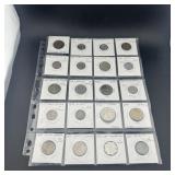 20 coin page World coins all different