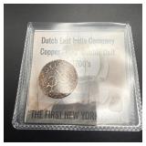 1736 Dutch East India Company Copper Double Duit