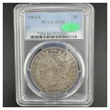 1904-s Morgan Silver Dollar Pcgs Xf40 Cac