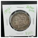 1892-s Morgan Silver Dollar Better Date