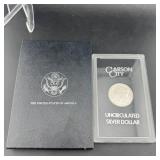 1884-cc Gsa Carson City Morgan Silver Dollar W/box