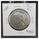 1928 Peace Silver Dollar Rare Key