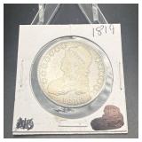 1819 Capped Bust Silver Half Dollar