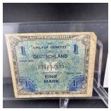 Germany 1944 Allied Military One Mark Note