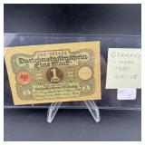 Germany 1920 One Mark Banknote