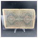 Germany 1919 50 Mark Banknote