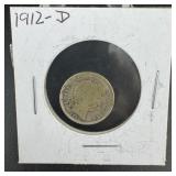 1912-d Barber Silver Dime