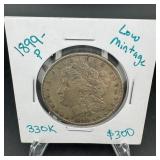 1899 Morgan Silver Dollar Low Mintage 330,000