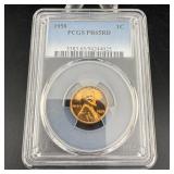 1958 Wheat Cent Pcgs Pr65rd