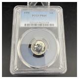 1958 Roosevelt Silver Dime Pcgs Pr65