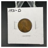 1931-D Lincoln Wheat Cent