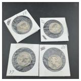 4 coin Washington quarter lot hi grade 19665,66,67