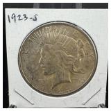1923-s Peace Silver Dollar