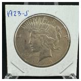 1923-s Peace Silver Dollar