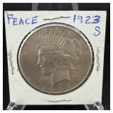 1923-s Peace Silver Dollar