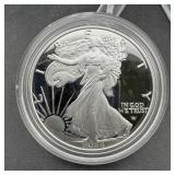 2024-w Proof American Silver Eagle 1 Oz Fine Silve