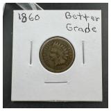 1860 Indian Head Cent