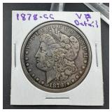 1878-CC Morgan Silver Dollar