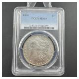 1896 Morgan Silver Dollar PCGS MS64