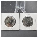 (2) 2025-d & 2026 Bu Commemorative Half Dollars