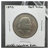 1893 Columbian Expo Half Dollar