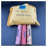 (10x the Bid) Rolls Wheat Cents