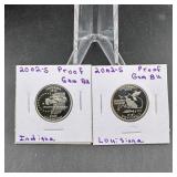 (2x Bid) 2002-S Proof State Quarters